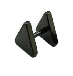 1 Piece Simple Style Classic Style Triangle Plating Stainless Steel Ear Studs