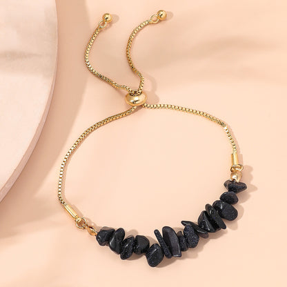 Wholesale Jewelry Retro Ethnic Style Irregular Alloy Gravel Bracelets