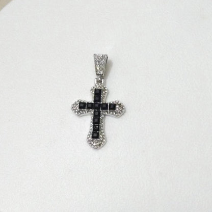 Streetwear Cross Zircon Alloy Wholesale Charms Pendant Necklace