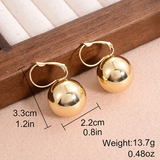 1 Pair Simple Style Solid Color Plating Alloy Gold Plated Ear Cuffs
