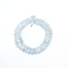 1 Set Diameter 4mm Diameter 6 Mm Diameter 8mm Hole 1~1.9mm Aquamarine Round Beads