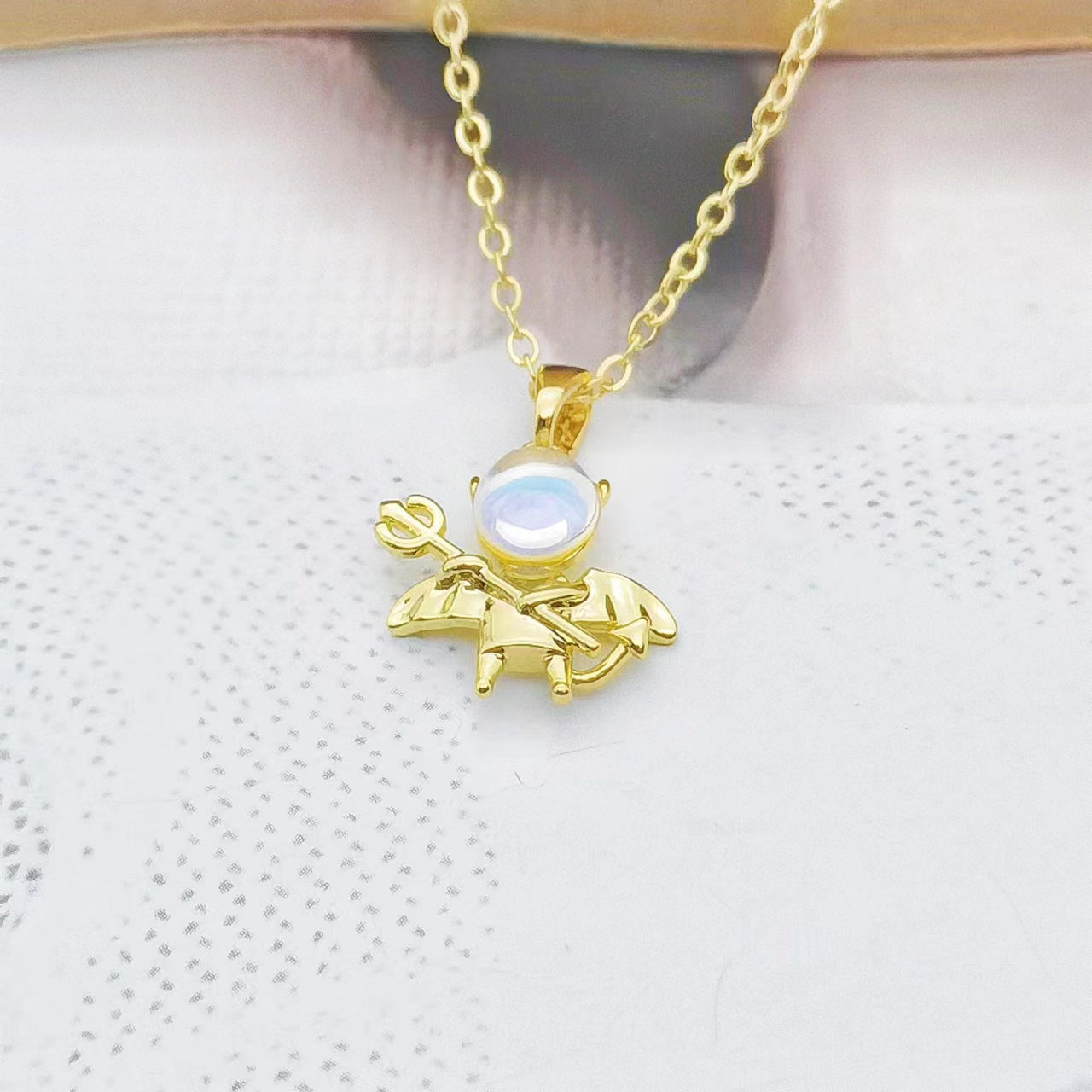 Simple Style Heart Shape Flower Titanium Steel Plating Inlay Artificial Gemstones Pendant Necklace