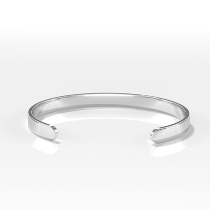 Classic Style Solid Color Titanium Steel Polishing Plating Bangle