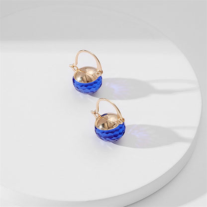 1 Piece Casual Commute Geometric Artificial Crystal Alloy Earrings