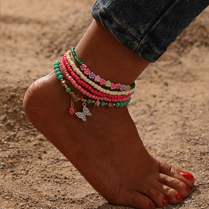 Beach Butterfly Alloy Wholesale Anklet