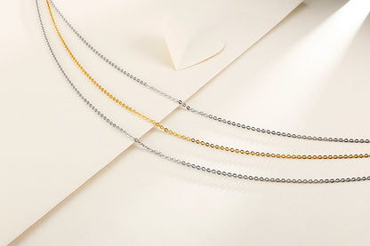 Korean Simple Stainless Chain Three-layer Chain Necklace Wholesale Gooddiy