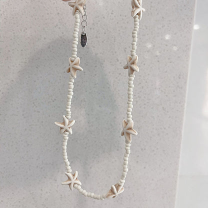 Bohemian Starfish Mother Pearl Shellfish Wholesale Necklace