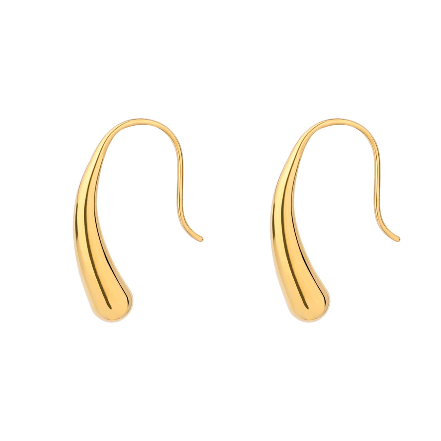 1 Pair Simple Style Round Plating Inlay Stainless Steel Titanium Steel Gold Plated Ear Studs