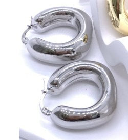 1 Pair Ig Style U Shape Plating Stainless Steel Earrings