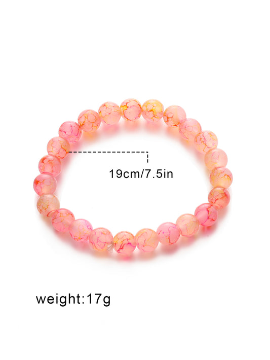 Elegant Glam Luxurious Crack Glass Wholesale Wristband