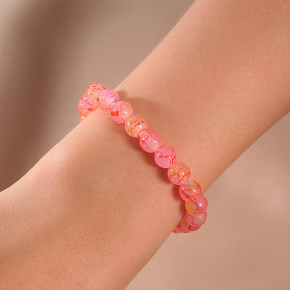 Elegant Glam Luxurious Crack Glass Wholesale Wristband