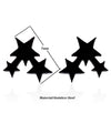 1 Pair Simple Style Commute Star Polishing Plating Stainless Steel 18k Gold Plated Ear Studs