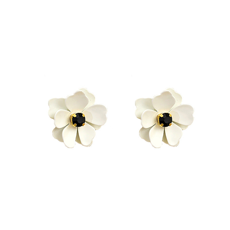 1 Pair Vintage Style Simple Style Roman Style Flower Alloy Ear Studs