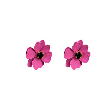 1 Pair Vintage Style Simple Style Roman Style Flower Alloy Ear Studs