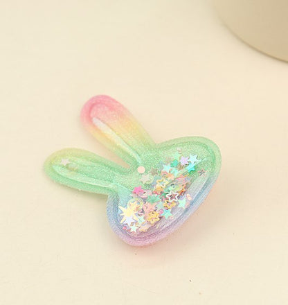 Sweet Heart Shape Crown Bow Knot Plastic Hair Clip