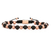 Ethnic Style Simple Style Geometric Copper Haematite Inlay Zircon Unisex Bracelets