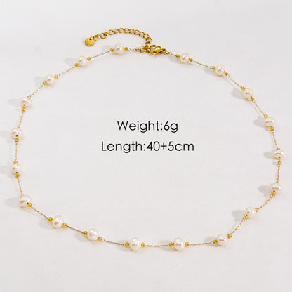 Wholesale Simple Style Solid Color Stainless Steel Bracelets Anklet Necklace