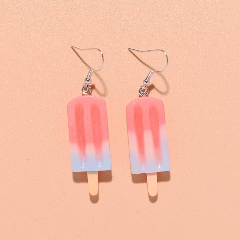 1 Pair Sweet Animal Star Moon Handmade Resin Drop Earrings