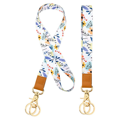 New Fresh And Retro Printing Polyester Card Holder Lanyard