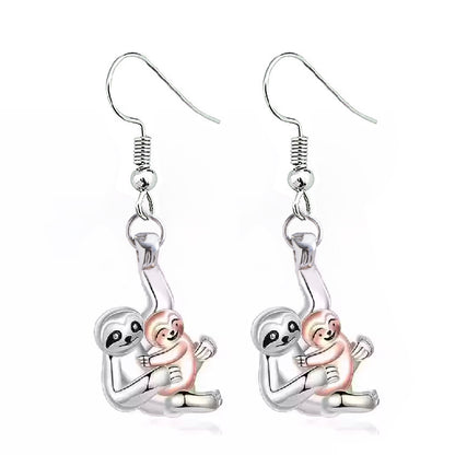 1 Pair Cute Artistic Commute Animal Alloy Drop Earrings