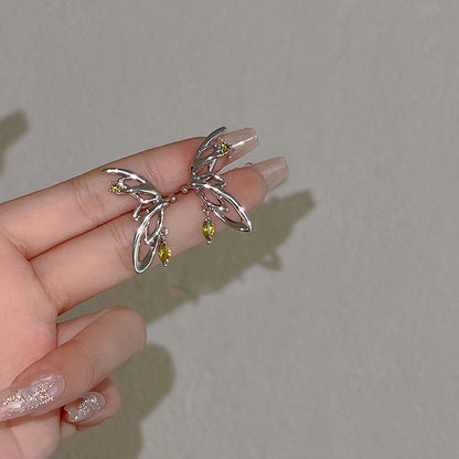 1 Pair Korean Style Butterfly Alloy Ear Cuffs