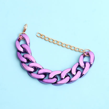 Artistic Solid Color Arylic Wholesale Bracelets