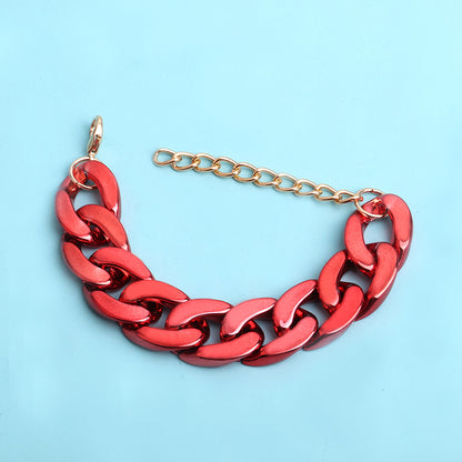 Artistic Solid Color Arylic Wholesale Bracelets