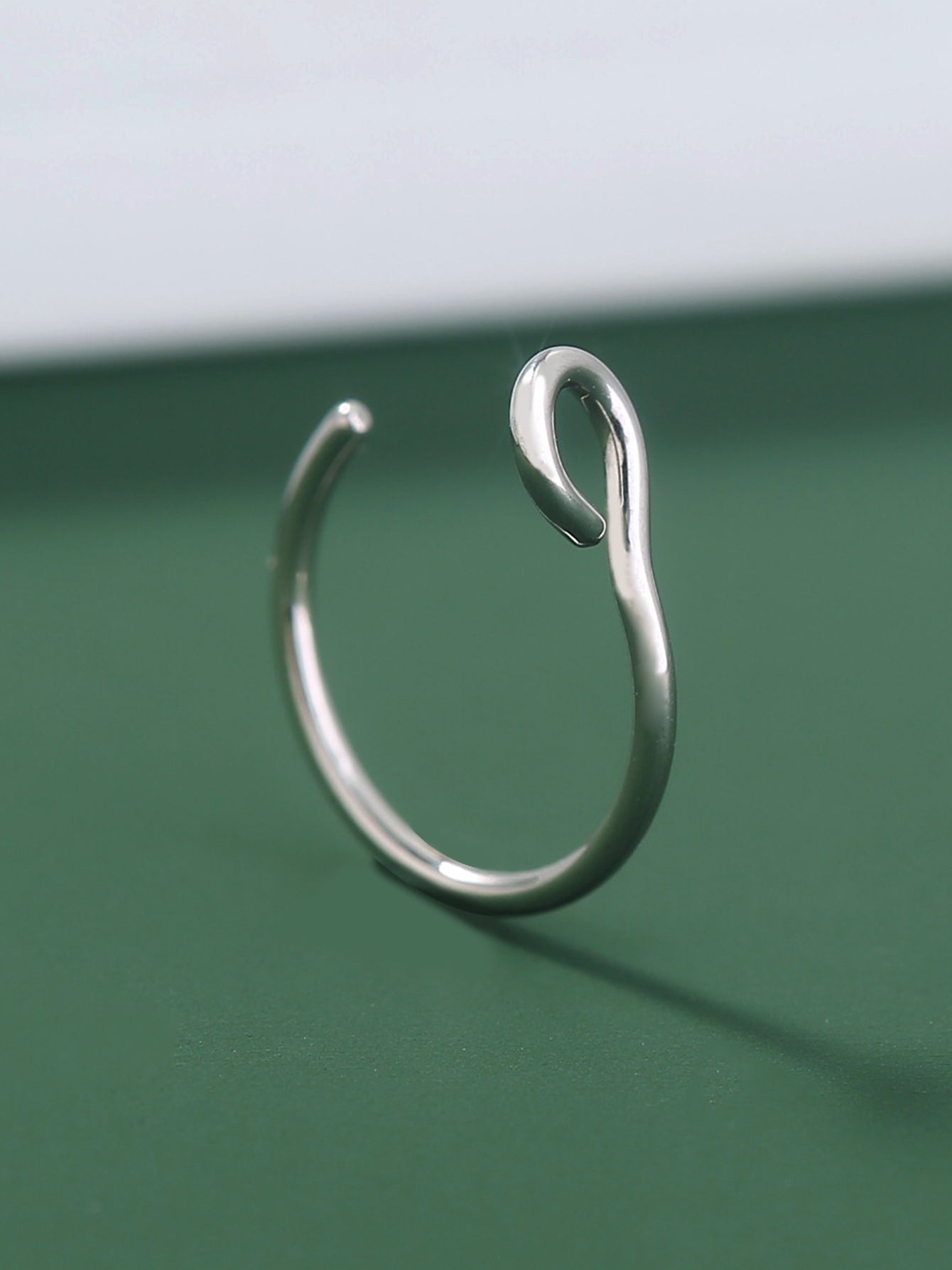 Hip-hop Solid Color Stainless Steel Nose Ring