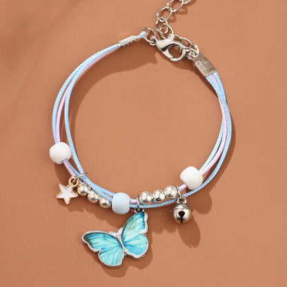 Korean New Butterfly Bracelet Female Sweet Hand Jewelry Wholesale