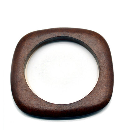 Commute Solid Color Wood Wholesale Bangle