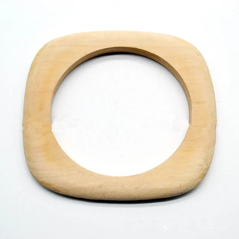 Commute Solid Color Wood Wholesale Bangle