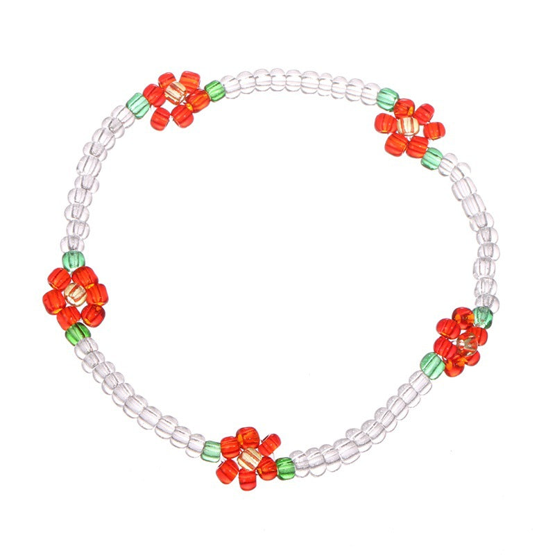 Simple Style Flower Plastic Wholesale Bracelets