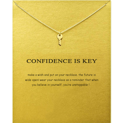 Simple Style Key Alloy Patchwork Unisex Pendant Necklace