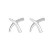 1 Pair Simple Style Geometric Plating Stainless Steel Ear Studs