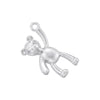 Elegant Cute Hip-hop Little Bear Copper 18k Gold Plated Charms In Bulk