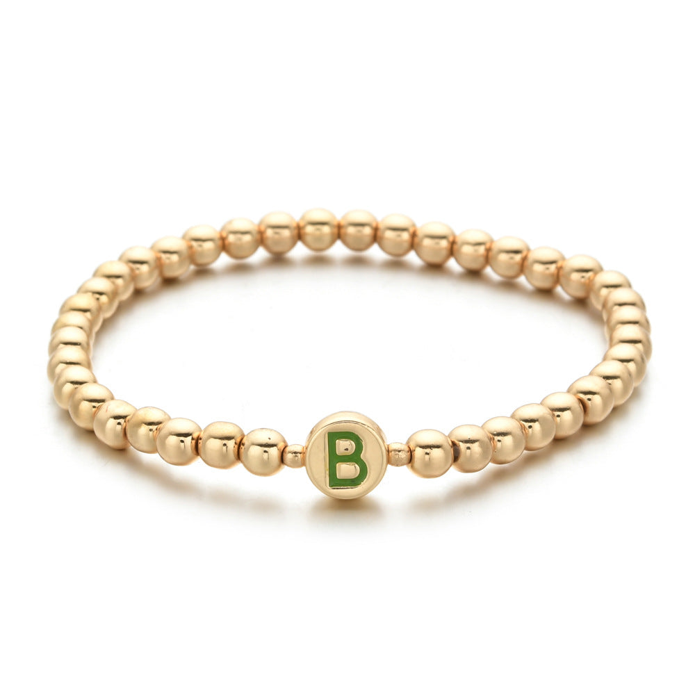 Lady Classic Style Letter Alloy Wholesale Bracelets