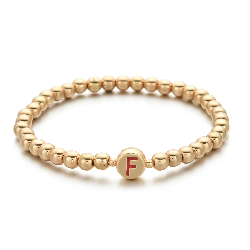 Lady Classic Style Letter Alloy Wholesale Bracelets