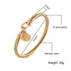 Simple Style Streetwear Solid Color Stainless Steel Bangle In Bulk