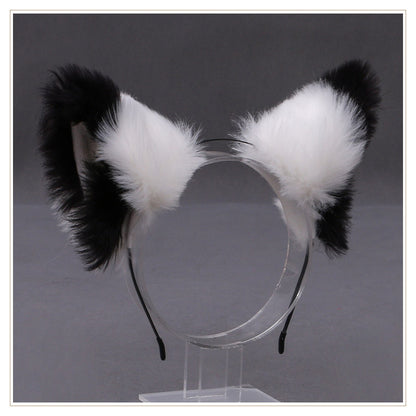 Cartoon Style Animal Plush Metal Hair Band