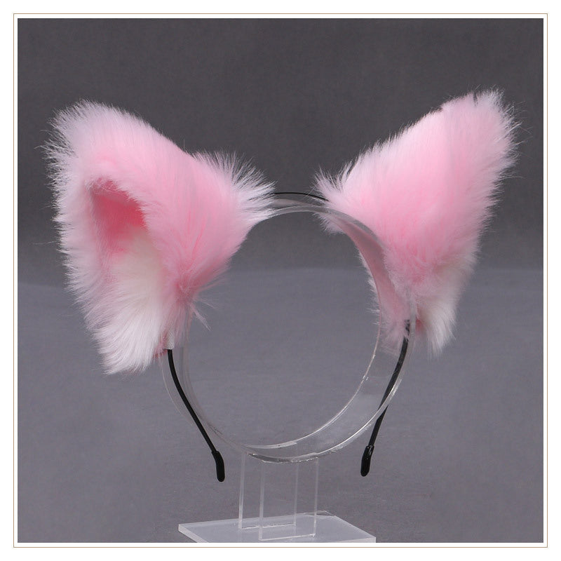 Cartoon Style Animal Plush Metal Hair Band