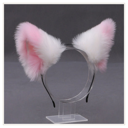 Cartoon Style Animal Plush Metal Hair Band