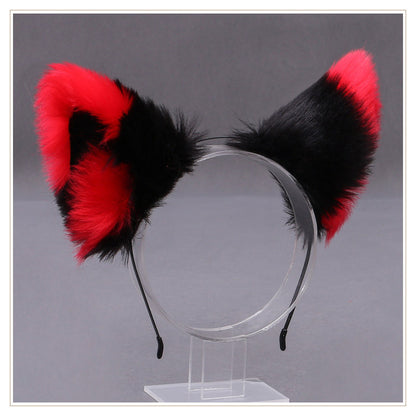 Cartoon Style Animal Plush Metal Hair Band