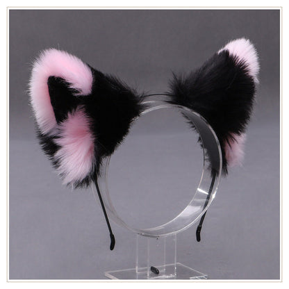 Cartoon Style Animal Plush Metal Hair Band