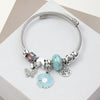 Original Design Flower Stainless Steel Plating Bangle