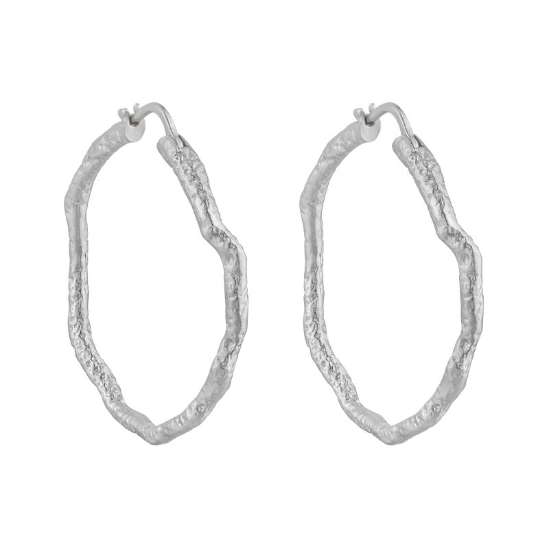 1 Pair Simple Style Geometric Plating Sterling Silver 18k Gold Plated Earrings