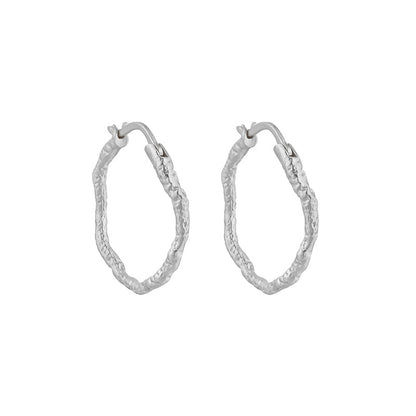 1 Pair Simple Style Geometric Plating Sterling Silver 18k Gold Plated Earrings