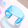 Simple Style Solid Color Arylic Women's Bangle