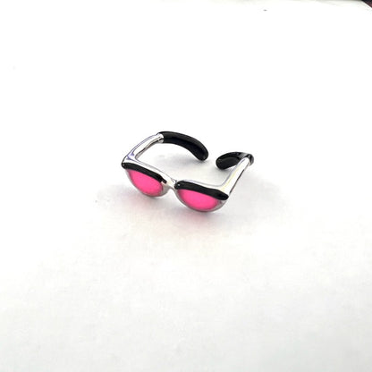 Novelty Glasses Metal Wholesale Open Rings