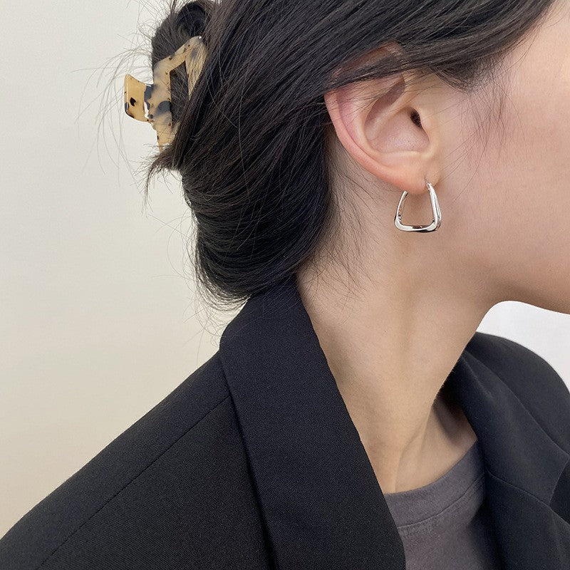 1 Pair Elegant Sweet Tassel Flower Bow Knot Inlay Imitation Pearl Copper Rhinestones Earrings