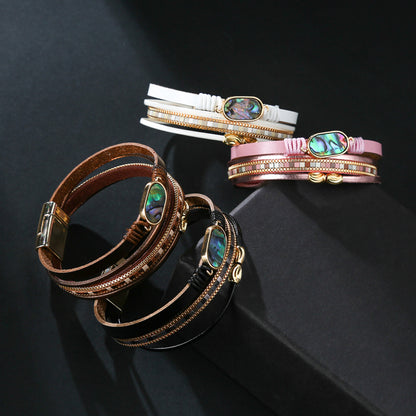 Simple Bohemian Multi-layered Bracelet